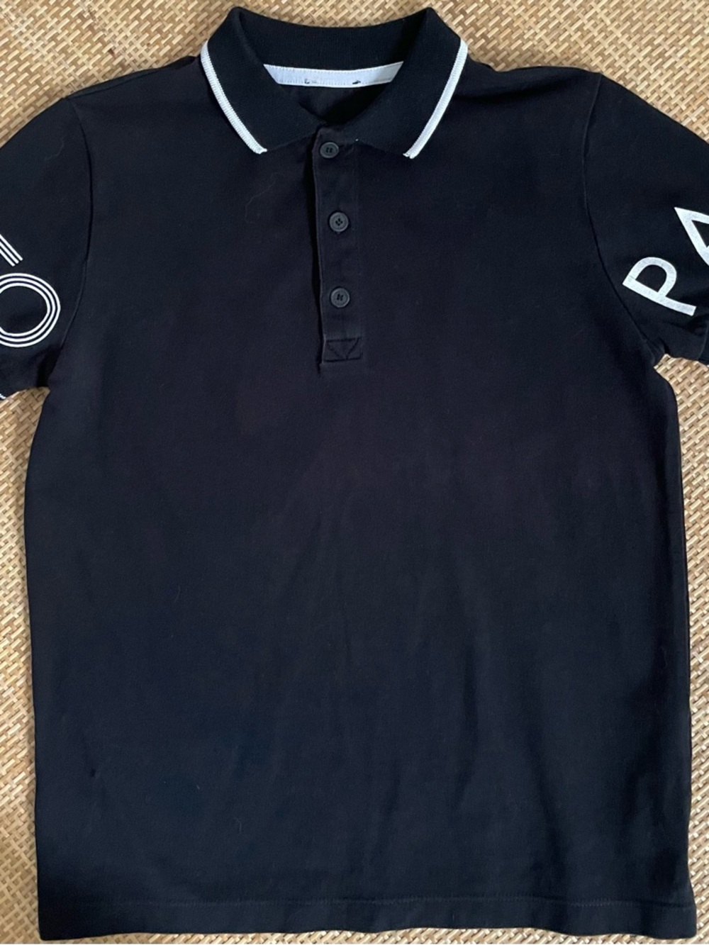 Kenzo Kids Boys Polo Top Black - Size 10